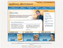 Tablet Screenshot of michaelmasterson.net